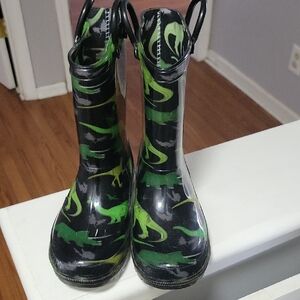 Kids Dinosaur Rain Boots